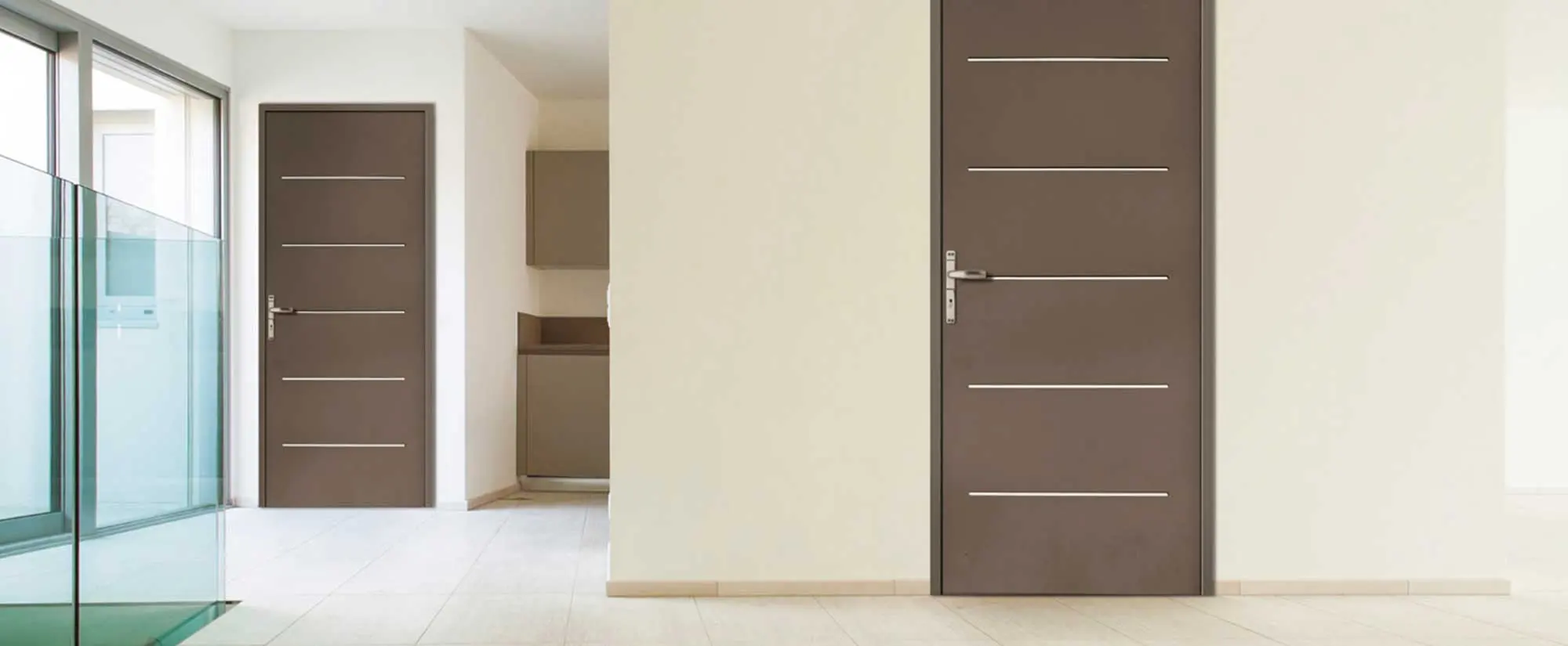 Puertas de entrada con distintos acabados