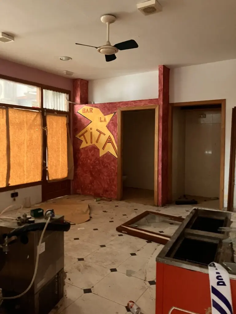 Interior del local comercial