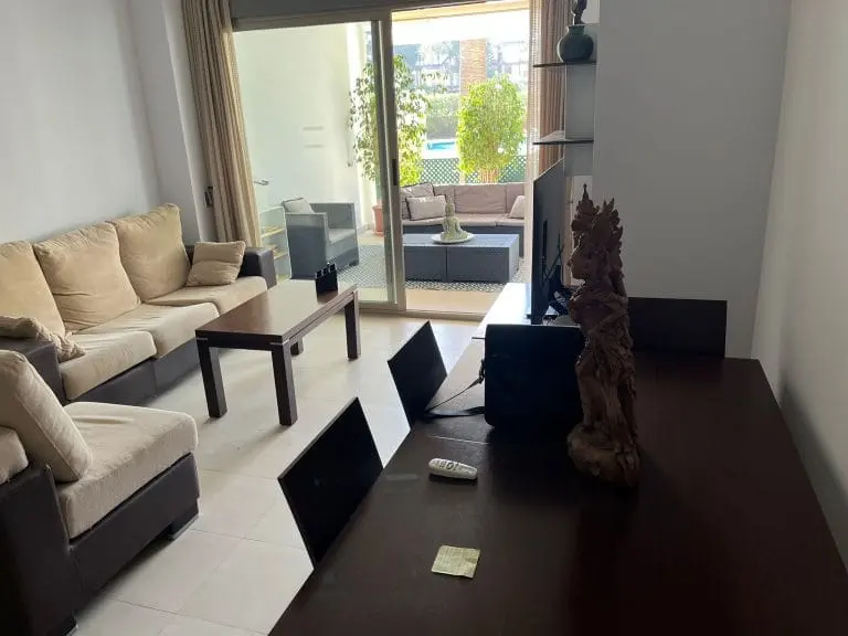 Salón de la vivienda · Espectacular apartamento entre playas