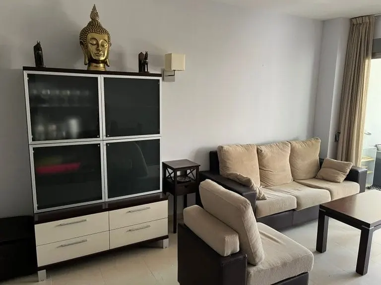 Salón de la vivienda · Espectacular apartamento entre playas