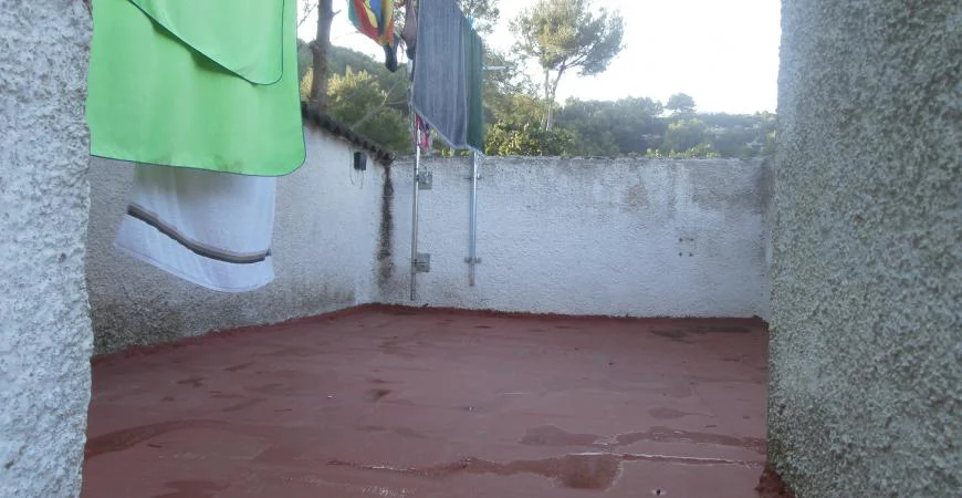 Terraza y espacio exterior